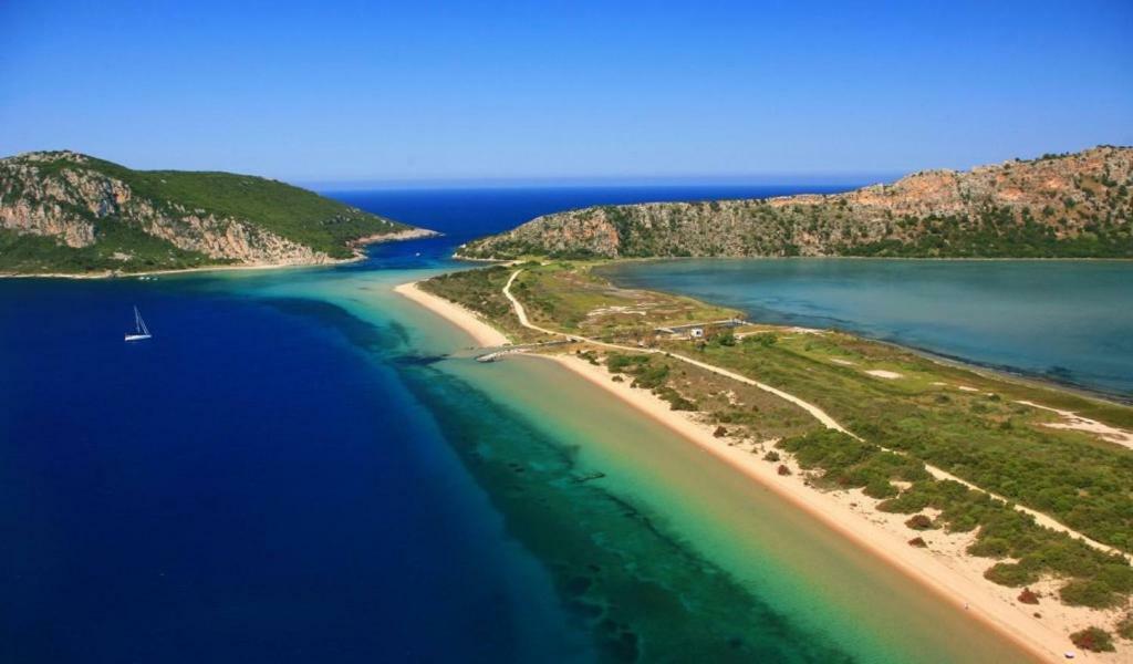 Apartament The House Of "Angelina", Magnificent View Of The Sea Methoni  Zewnętrze zdjęcie